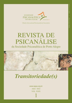 Edição TRANSITORIEDADE(S) da Revista de Psicanálise da SPPA